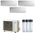 Мульти сплит-система Daikin 3MXM68N9(A) / FTXJ25AW на 3 комнаты с установкой
